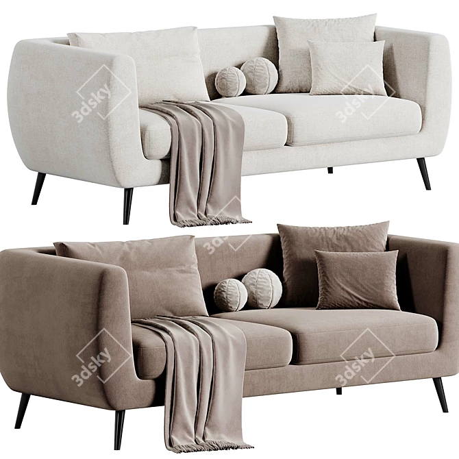 Luxy Sea Shell Sofa, 2015 3D model image 1