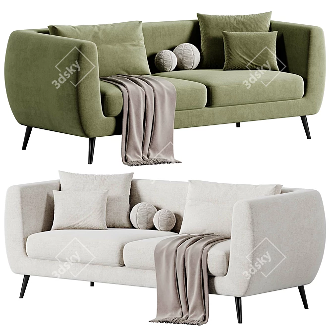 Luxy Sea Shell Sofa, 2015 3D model image 2