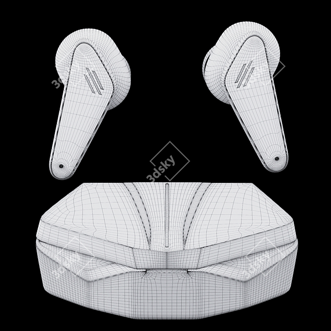 Wireless Gaming Headphones with 3D Sound 3D model image 5