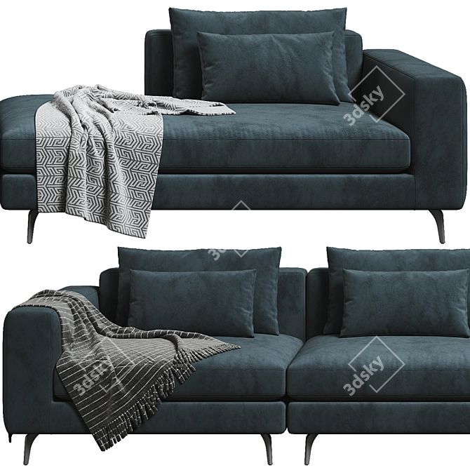 Marac Elvis Luxury Sofa Set 3D model image 3