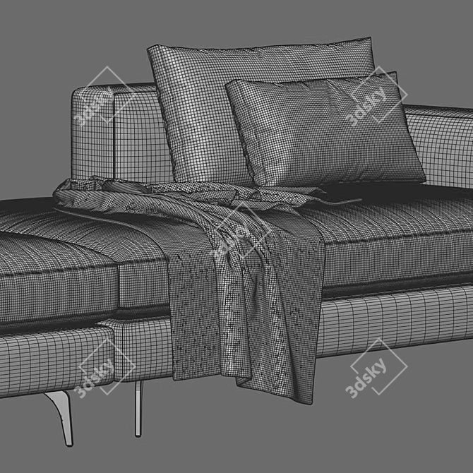 Marac Elvis Luxury Sofa Set 3D model image 5