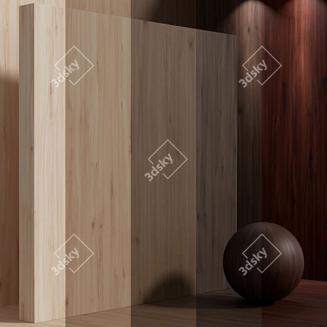 Seamless Wood Texture Box Set 3D model image 1