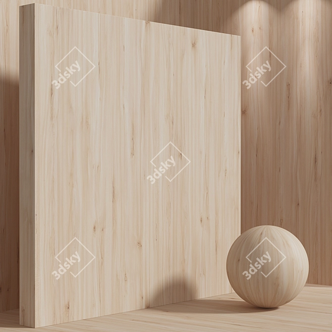 Seamless Wood Texture Box Set 3D model image 2