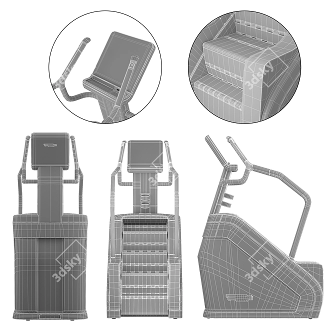 Artis Climb Workout Equipment Kit 3D model image 6