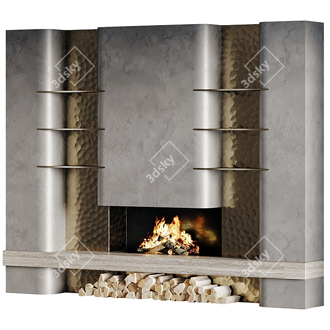 Legacy Corona Fireplace 26 - PBR Essentials 3D model image 1