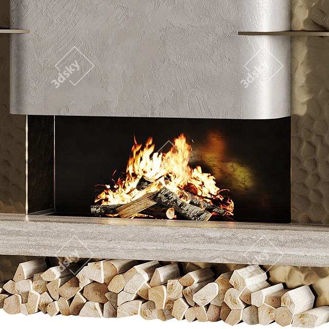 Legacy Corona Fireplace 26 - PBR Essentials 3D model image 3