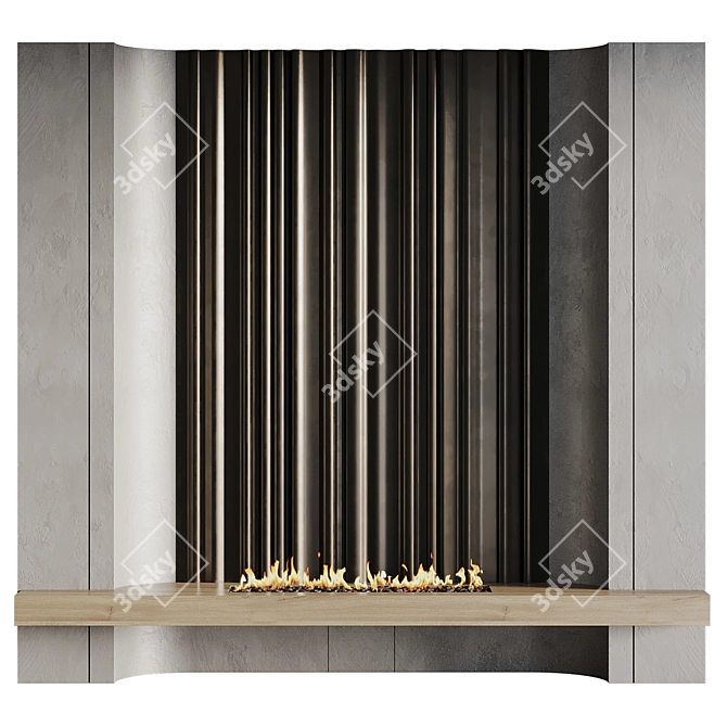 Corona 9 Fireplace Legacy Model 3D model image 1