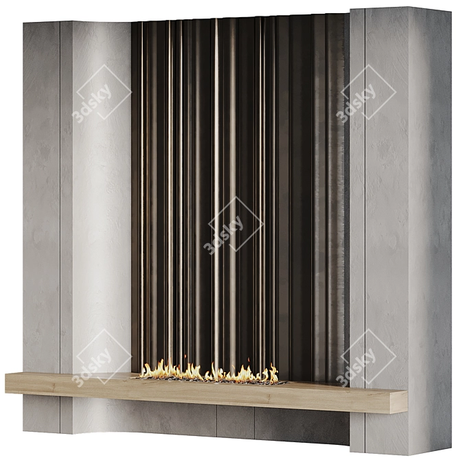 Corona 9 Fireplace Legacy Model 3D model image 2