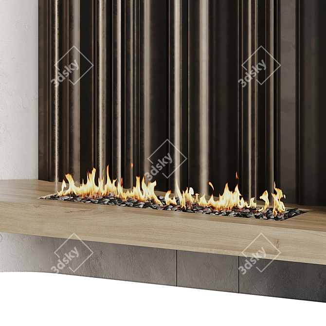 Corona 9 Fireplace Legacy Model 3D model image 3