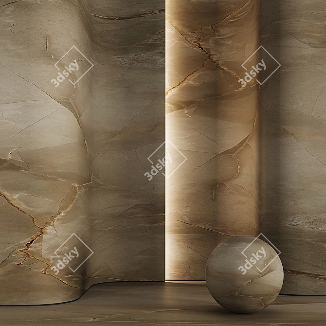 Luxury Marble Stone Texture Pack 3D model image 2