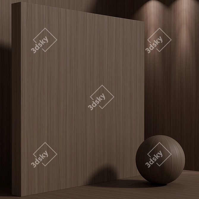 Cherry Seamless Wood Material Set 3D model image 5