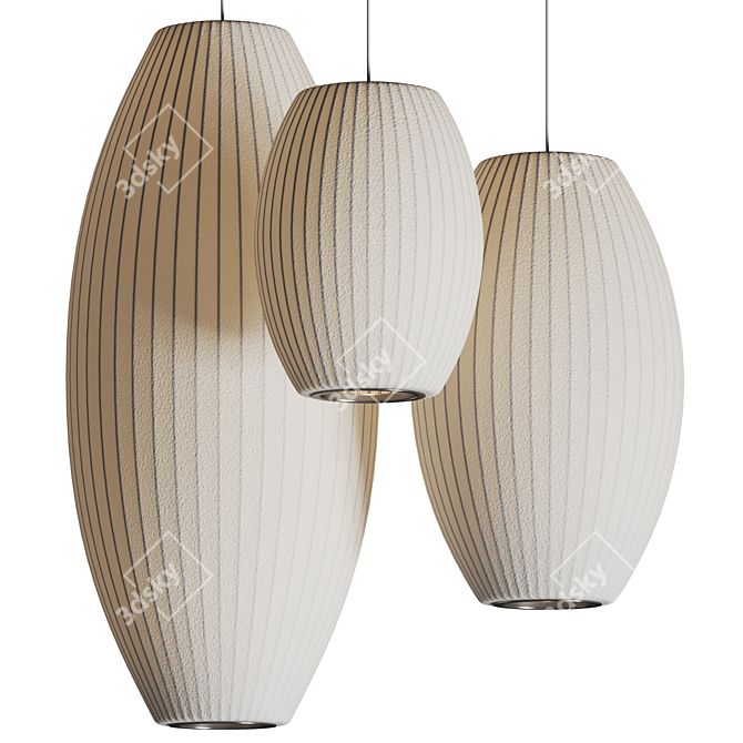 Modern Pendant Lamp Set - Vray/Corona 3D model image 1