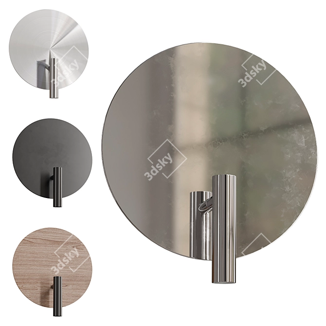 Sleek HEMPA Wall Light Set 3D model image 1