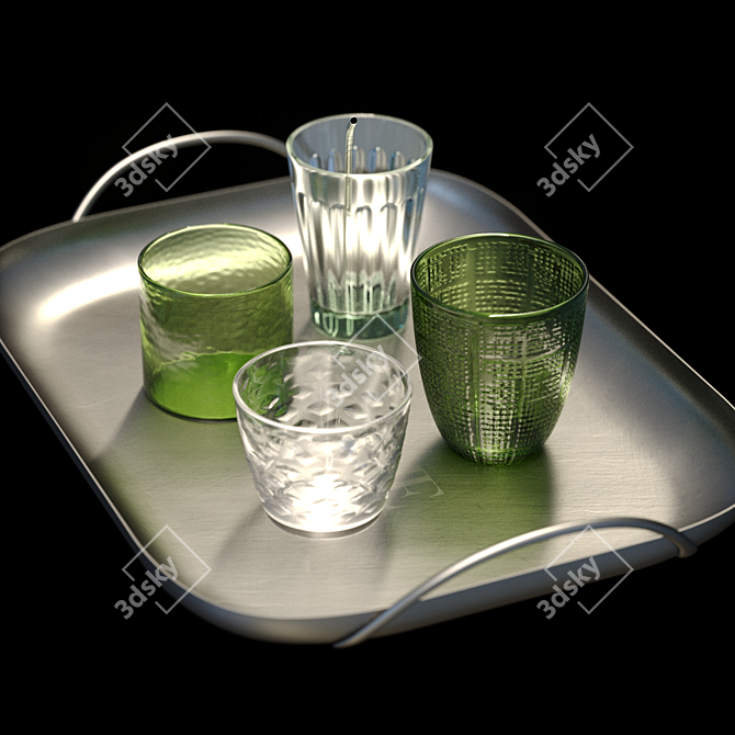 Elegant Zara Home Kitchen Set 3D model image 2