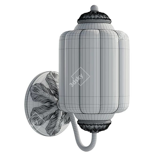 Eloise Outdoor Sconce - UV Unwrapped Model 3D model image 6