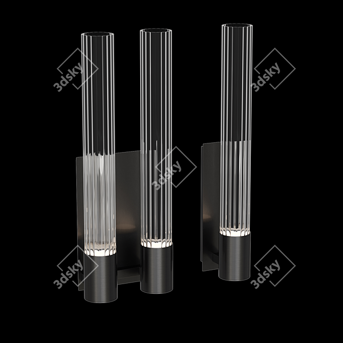 Torvald Wall Glass LED Sconce 3D model image 2