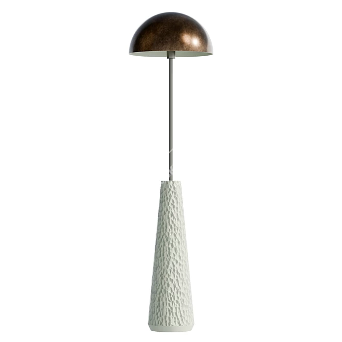 Sumney Floor Lamp, Real Size 3D model image 1