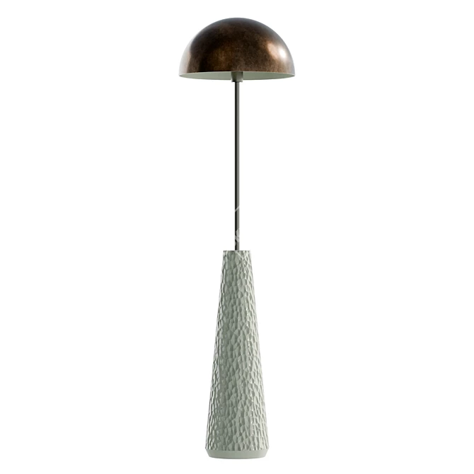 Sumney Floor Lamp, Real Size 3D model image 3