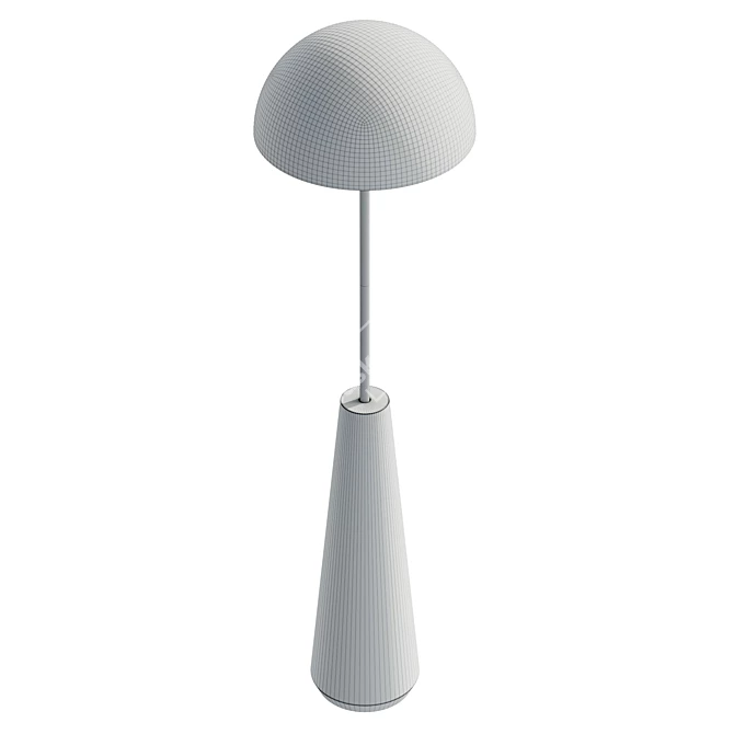 Sumney Floor Lamp, Real Size 3D model image 5