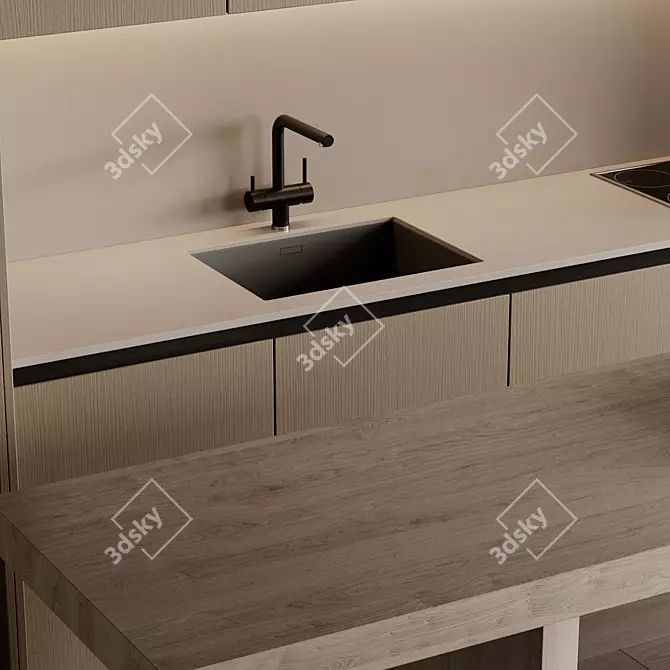 Kitchen 30: Space-Saving Organizer 3D model image 4