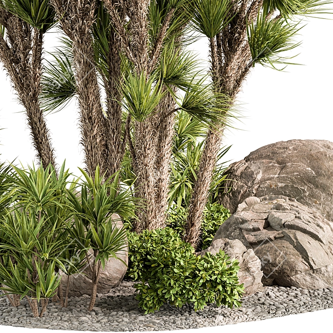 Outdoor Garden Plants for Sale 3D model image 3