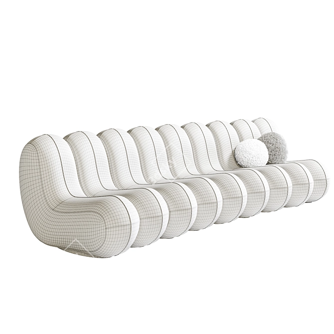 Bean Modular Sofa by Edomo 3D model image 4