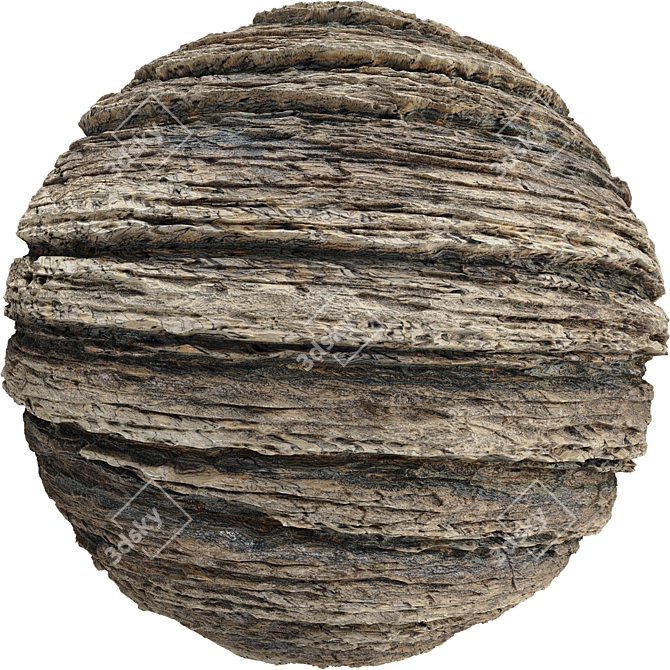 Rock Cliff 02 Seamless Texture 3D model image 5