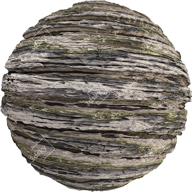 Rock Cliff 02 Seamless Texture 3D model image 6