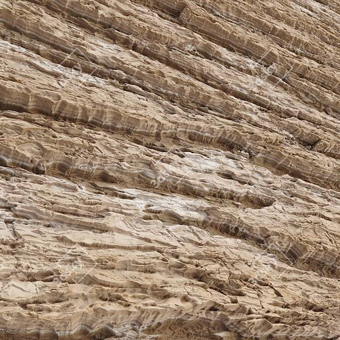 Rock Cliff 02 Seamless Texture 3D model image 8