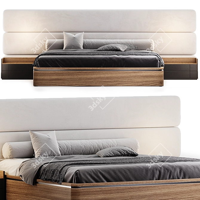 Modern Madaket Bed Esssentials 3D model image 2