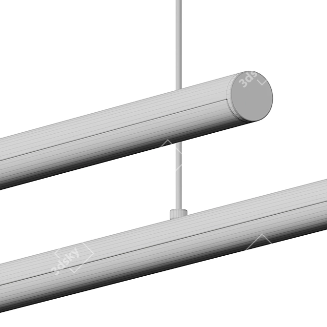 Fino Linear LED Pendant Light 3D model image 4