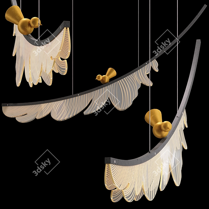 COLIBRI Pendant Lamp: 3D Model 3D model image 3