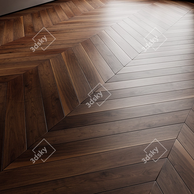 Listone Giordano Oak Parquet Board 3D model image 3