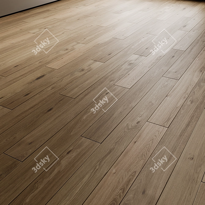 Listone Giordano Oak Parquet Board 3D model image 5