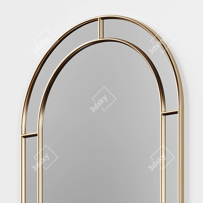 Glam Arch Wall Mirror 3D model image 3