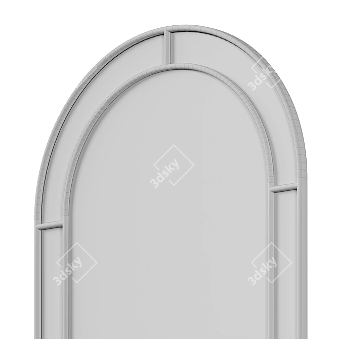 Glam Arch Wall Mirror 3D model image 6