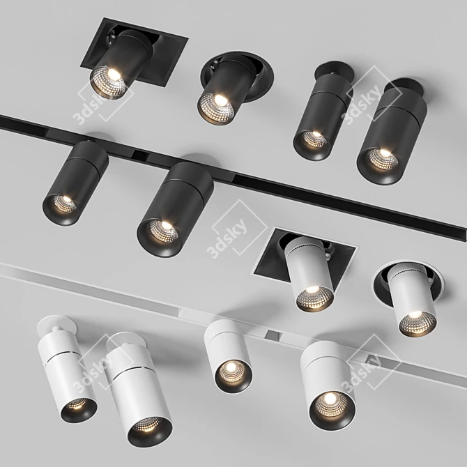 Reggiani Yori Pro Track Lights 3D model image 1