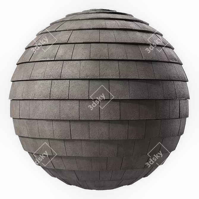 Concrete Roofing Material Pack 3D model image 2