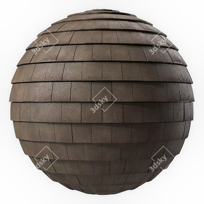 Concrete Roofing Material Pack 3D model image 5