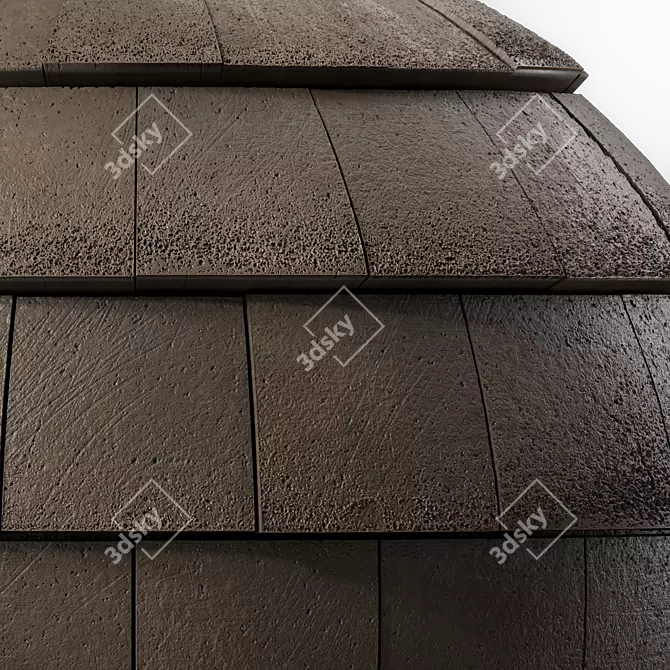 Concrete Roofing Material Pack 3D model image 6