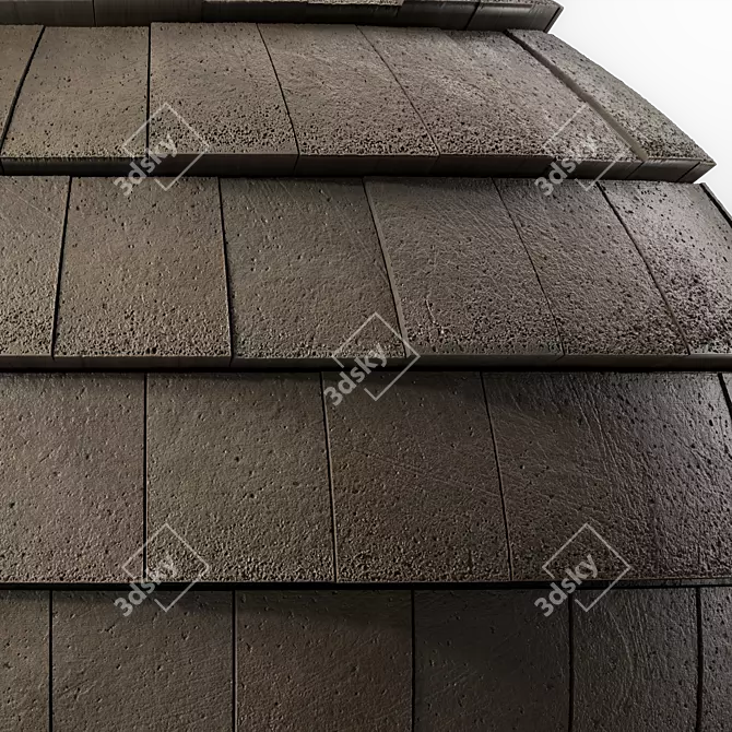 Concrete Roofing Materials Pack 3D model image 3