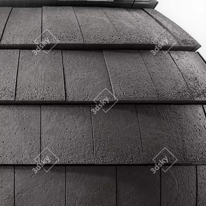 Concrete Roofing Materials Pack 3D model image 6