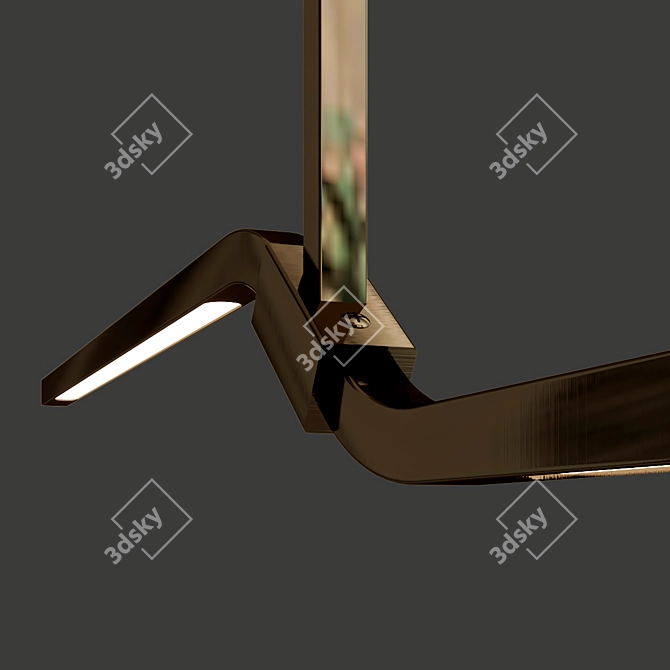 Balancing Branch Pendant Lighting 3D model image 3