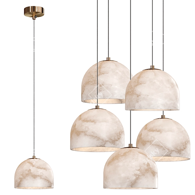 Modern Pendant Light LUDVIG Model 3D model image 1