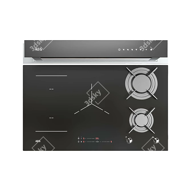 AEG Appliance Set Bundle Home 3D model image 5