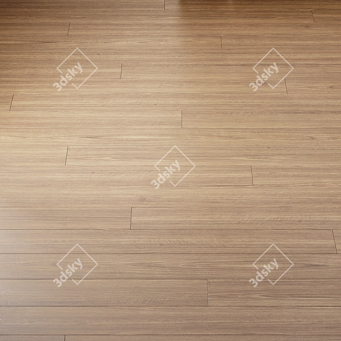 Premium American Oak Floor Tiles 3D model image 4