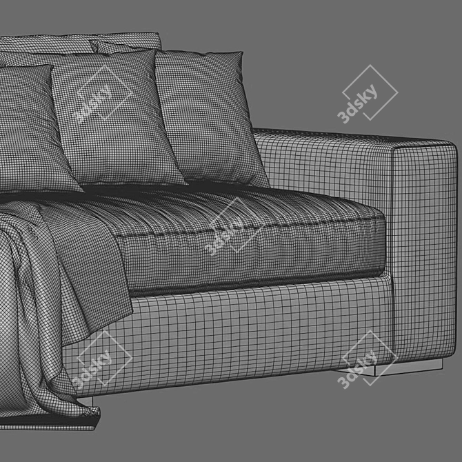 Marac Gordon 3-Seater Sofa Luxury 3D model image 5