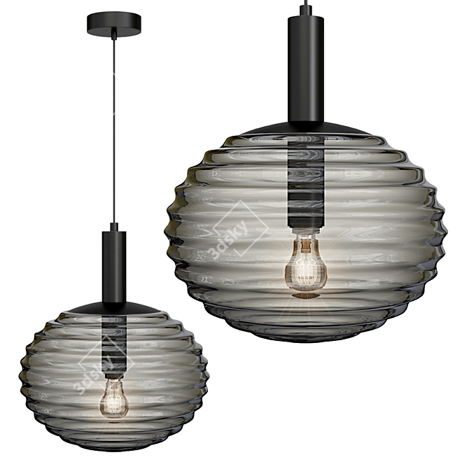 Elegant Maytoni Reels Pendant Light 3D model image 1