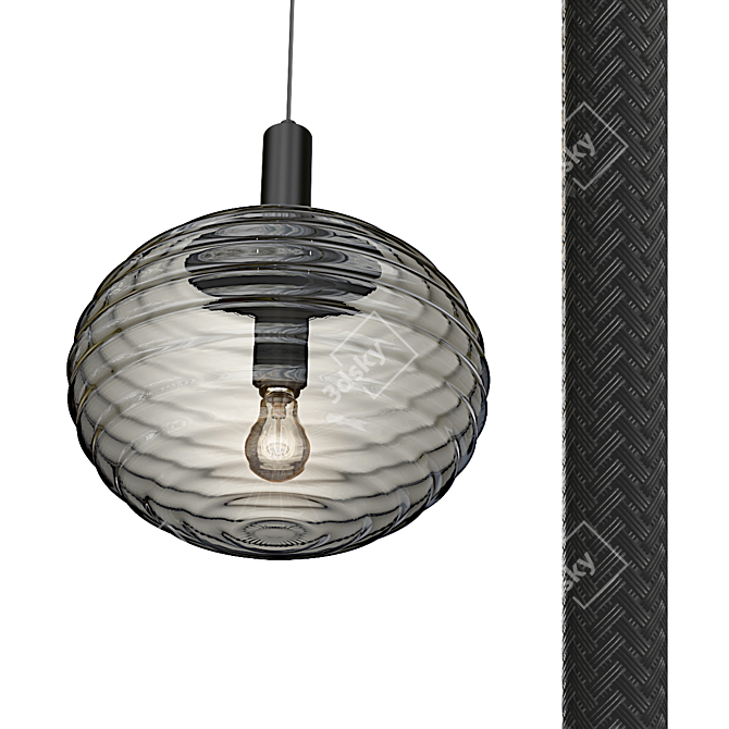 Elegant Maytoni Reels Pendant Light 3D model image 2