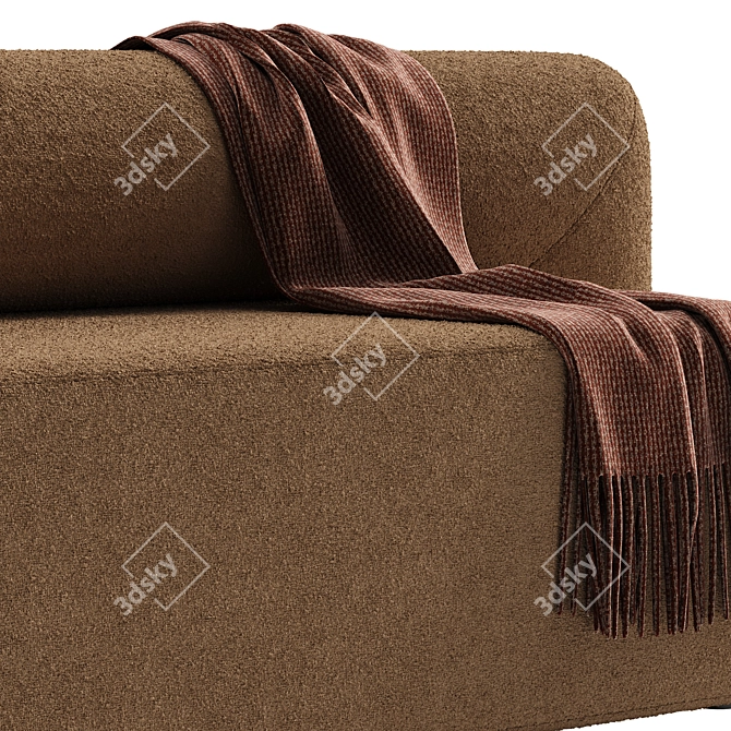 Modern Moss Sofa Collection 3D model image 4